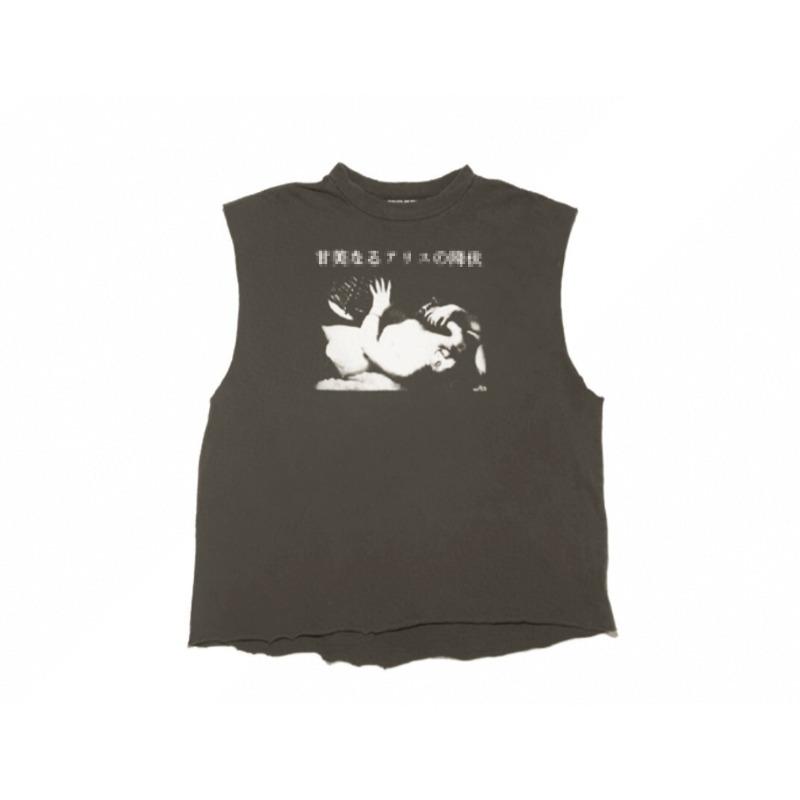 Letter printing retro portrait American tide brand loose men's and women's casual short-sleeved T-shirt tide