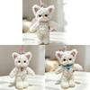 Devin Soft Plush Cat Keychain With Pp Cotton Filling For Bag Decor And Collection