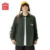Men's Corduroy Long-Sleeve Shirt with Maple Panda Logo