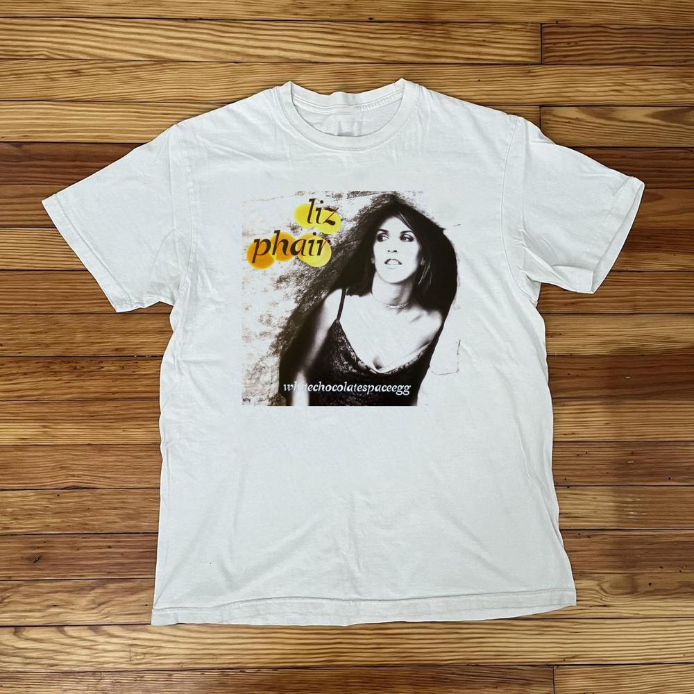 LIZ PHAIR WHITECHOCOLATE wbr/ SPACEGG White All Size T-Shirt Unisex T-Shirt L