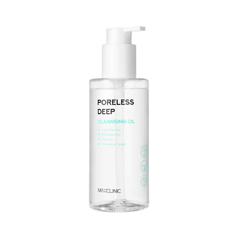 Maxclinic Poreless Deep Cleansing Oil Blackhead Removal & Pore Purifying Makeup Remover 200ml + Silicone Brush Gift