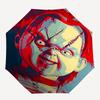 1pc Chucky Automatic Opening and Closing Folding - A Good Choice for Gifts, Fashionable and Convenient Umbrella With Cute Cartoon Characters, Dur