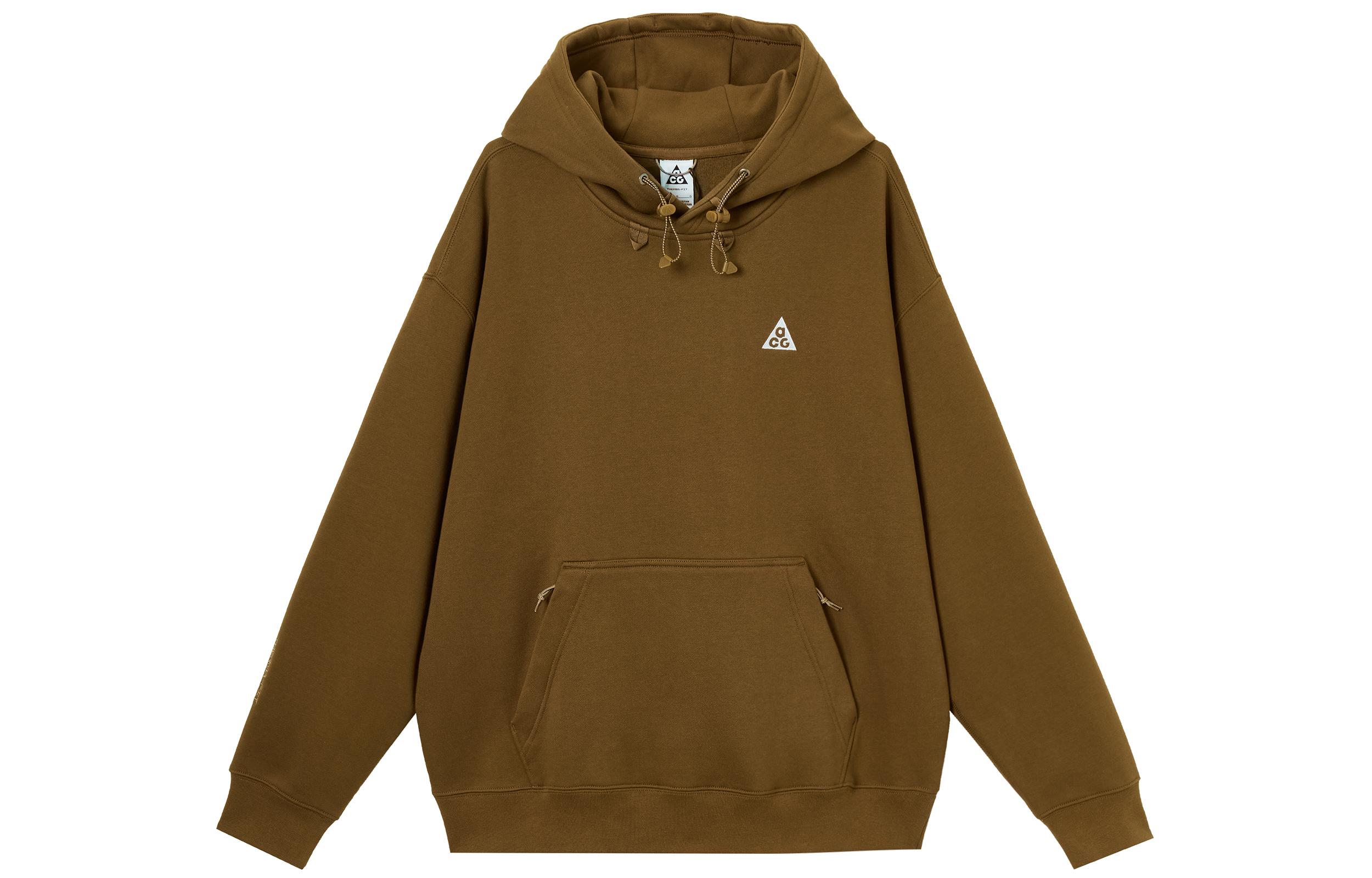 Nike ACG  Tuff Fleece Lined Pullover Hooded Long Sleeved Sweatshirt Men s IM9347-235 L