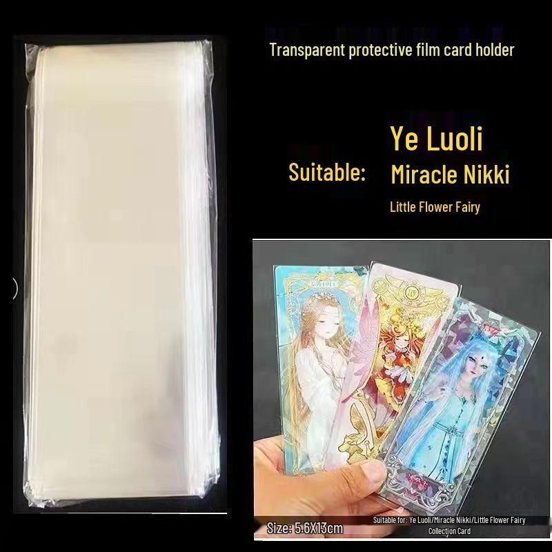 Vysoce transparentní korejské obaly na popcornové karty - 20mikronový plochý ochranný film pro malé karty