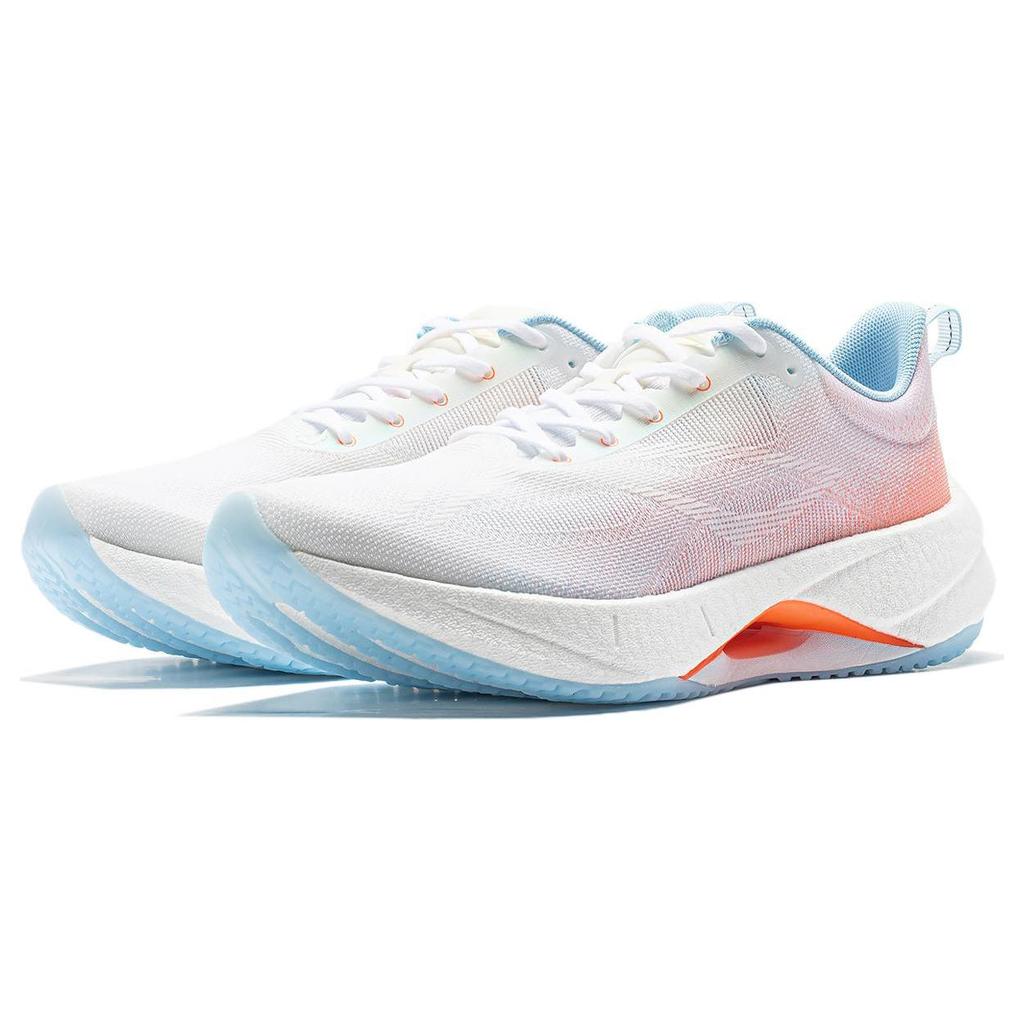 Li Ning Super Light 21 Cushioning Slip Resistant Abrasion Resistant Breathable Low top Casual Running Shoes Women's ARBU002-1
