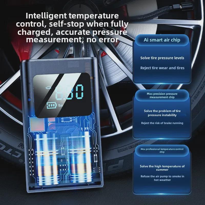 Tragbare Drahtlose Digitale Auto-Reifenluftpumpe