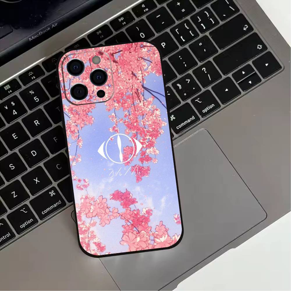 MUSIC Y-YorushikaS ART  Phone Case For iPhone 17,16,15,14,13,12,11 Plus,Pro Max,XS,Soft Silicone Black Cover