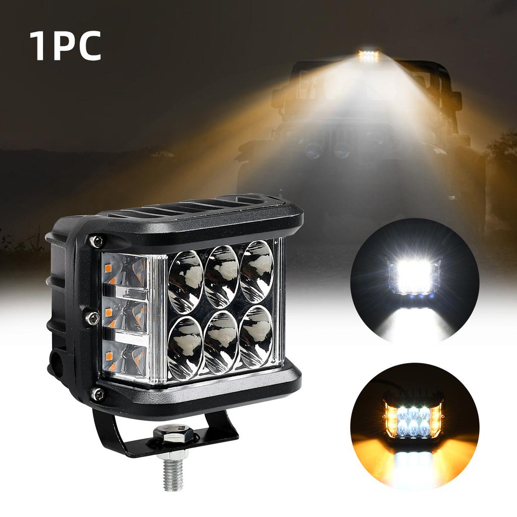 12LED Offroad Spot Flood Combo Work Light Bar LED for Car Truck Boat Tractor Spotlight Light Bar Car Headlights Fog Lamp