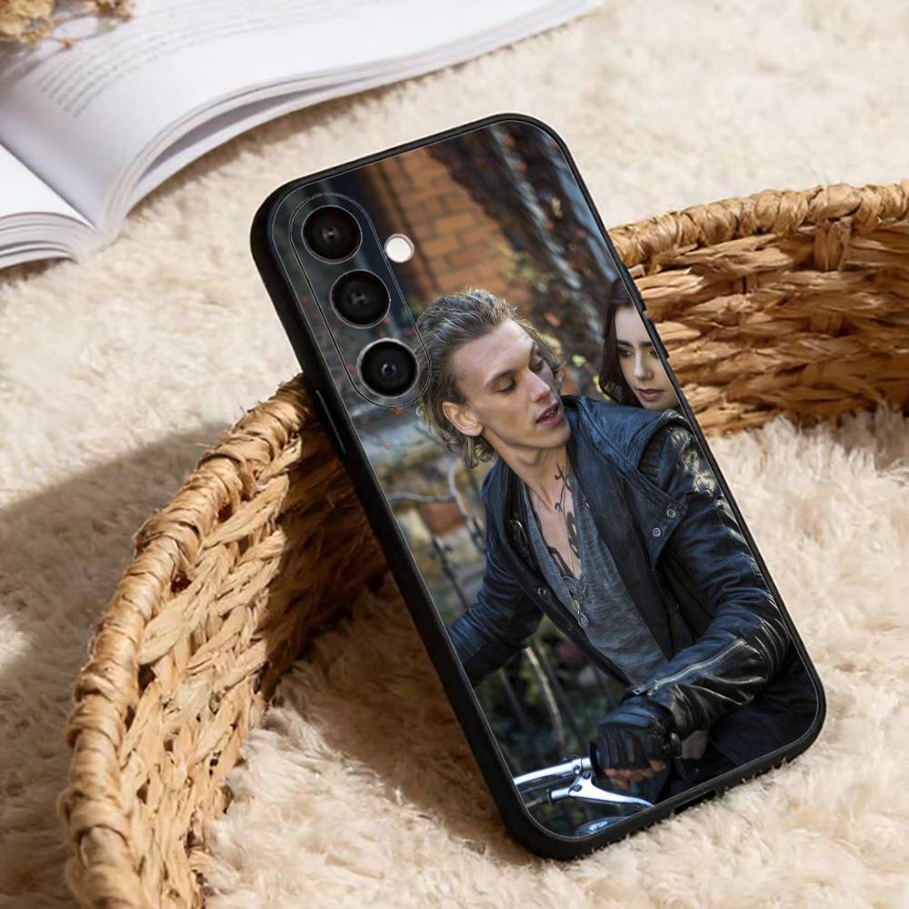 Look Jamie C-Campbell Bower Phone Case For Samsung Galaxy A13,21s,22,31,32,52,53,71,72,73,Soft Black Cover