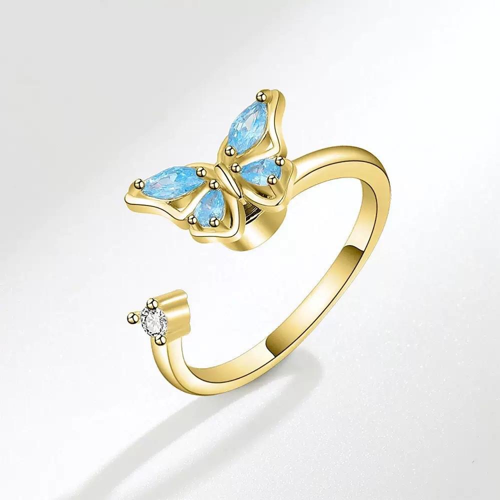 Women's Niche Rotatable Ring: Fashionable, Trendy, and Luxurious
