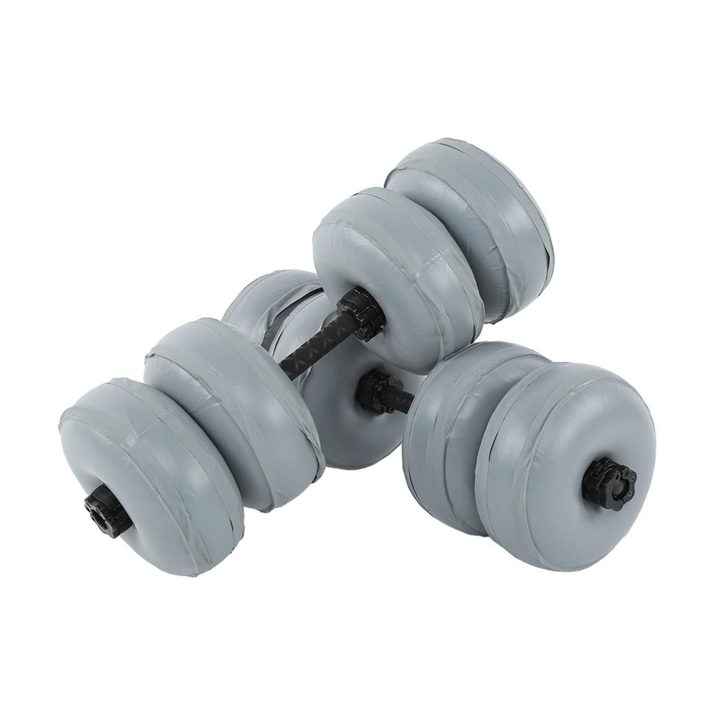 30kg Adjustable Travel Water Filled Dumbbells for Men Women Arm Muscle Training Home FitnessGray