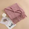 Plaid Scarf Women's Winter New Korean Version Versatile Imitation Cashmere Scarf Couple's Warm Shawl Men's Autumn and Winter
