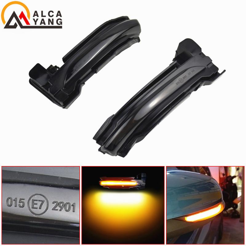 2pcs Flowing Turn Signal Light for Ford Focus 4 MK4 LED Side Wing Rearview Mirror Dynamic Indicator Blinker -