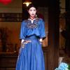 Johnature Woman Spring Embroidery Half Sleeve V-Neck Retro T-Shirt Personality Casual Vintage Style Loose T-Shirt