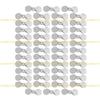 A1A2 50Pcs Fishing Propellers Slices Lures Replacement Fly Propeller Fishing Lures