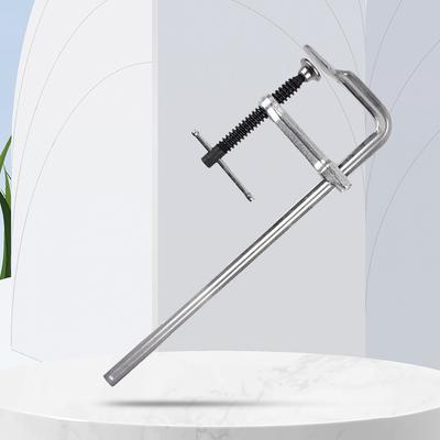 F-Bar Clamp 12-Inch Light-duty Drop Forged Steel Clamp Adjustable Rotating Pad for Welding Woodworking Metal Working DIY
