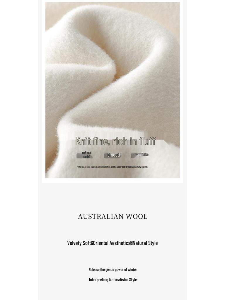 2025 Herbst/Winter Petite Damen Doppelseitige Wolle V-Ausschnitt Weste - Hochwertige Ärmellose Weste