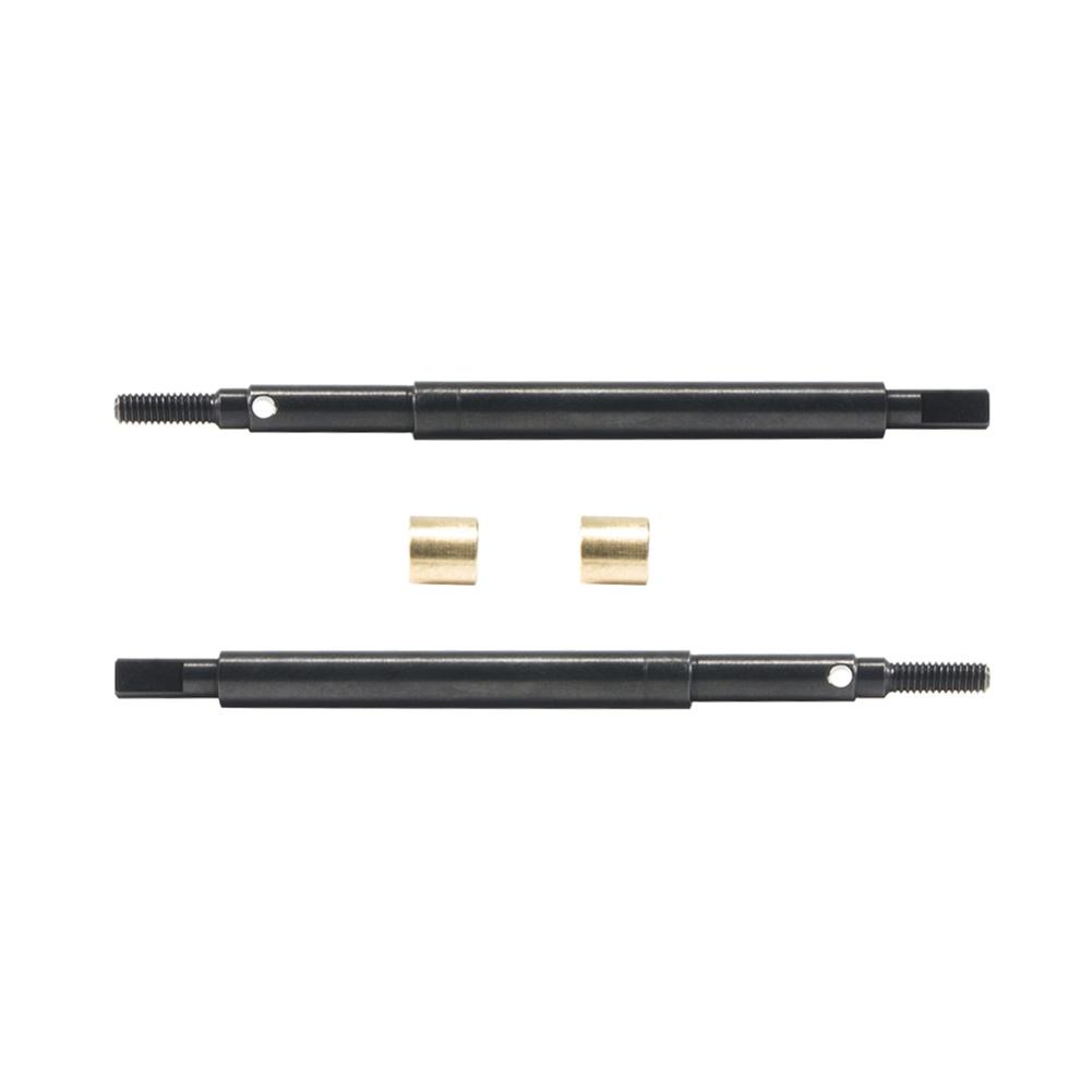 A63T-Widened Steel Front And Rear Axle Drive Shaft 5Mm Extended Parts For TRX4M 1/18 RC Crawler Car Upgrade Black