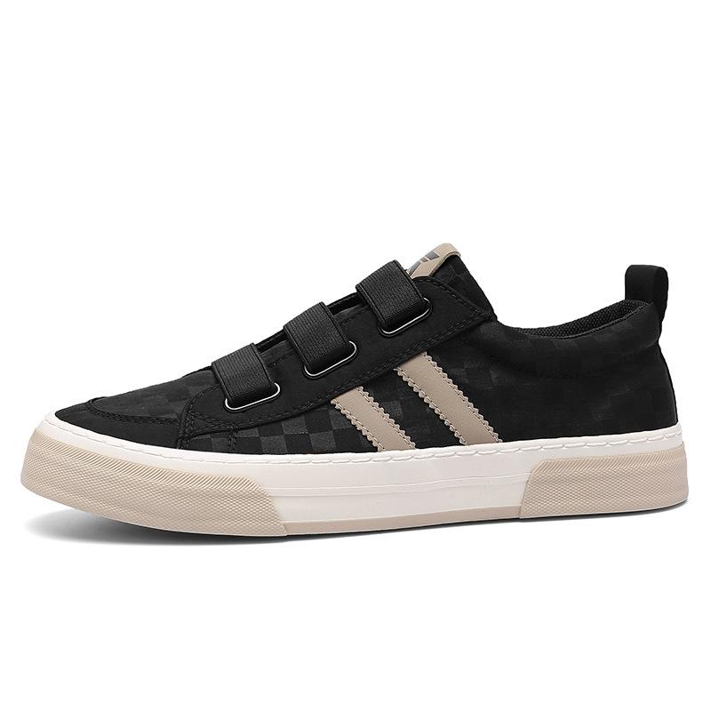 Spring New Men's Shoes Korean Style Versatile and Fashionable Niche Casual Men's Shoes Flat Sole Breathable Low Top Comfortable Men's Shoes