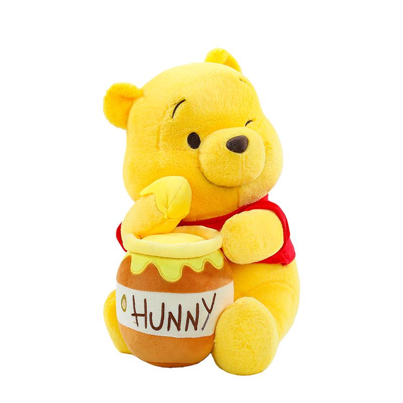 New Winnie the Pooh Plush Toy - Honey Pot Pillow for Boys & Girls, Perfect Birthday Gift
