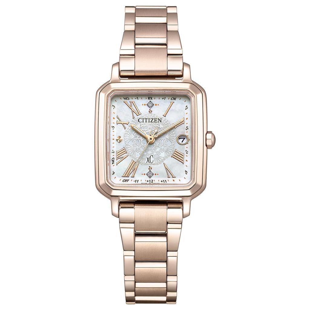 Citizen Lightweight Watch with White and Water Resistant Solar and a White Second This Limited Edition watch features a square diamond a white a