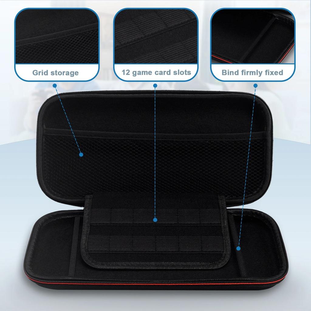 For NS 2 Travel Carrying Case Portable Carry Case Hard Shell Pouch for Switch 2 Console & Accessories Storage Bag