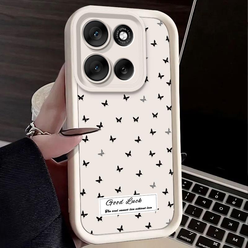 

Для Motorola Moto G86 G56 G 86 MotoG56 MotoG86 Чохол Захист від падінь Квітковий метелик Чохол для телефону М який силікон Цукерка Захисна обкладинка Motorola Moto G86