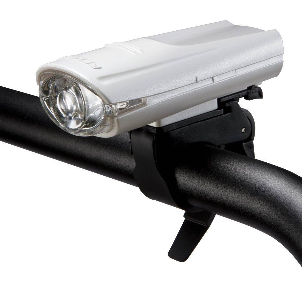 GENTOS BL-300WH LED Bike Light, AA Battery Powered, 12 Lumens, Waterproof, Splash-Resistant, Road Bike, White