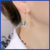 Needle Exquisite Small Micro-Inlaid Zircon Teardrop-Shaped Pearl Earrings For Women Fashionable Light Luxury Elegant Versatile Earrings