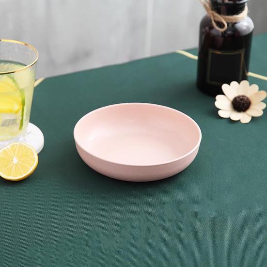 Snackteller, stapelbar, glatte Oberfläche, leicht zu reinigen, großes Fassungsvermögen, erhöhter Boden, runder Mehrzweckteller für Süßigkeiten, Lebensmittel, Obst, Küchenbedarf