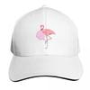Cute Pink Flamingo Eating Cotton Candy Baseball Cap Uv Protection Solar Hat Luxury Hat New In Hat Womens Hats Unisexs