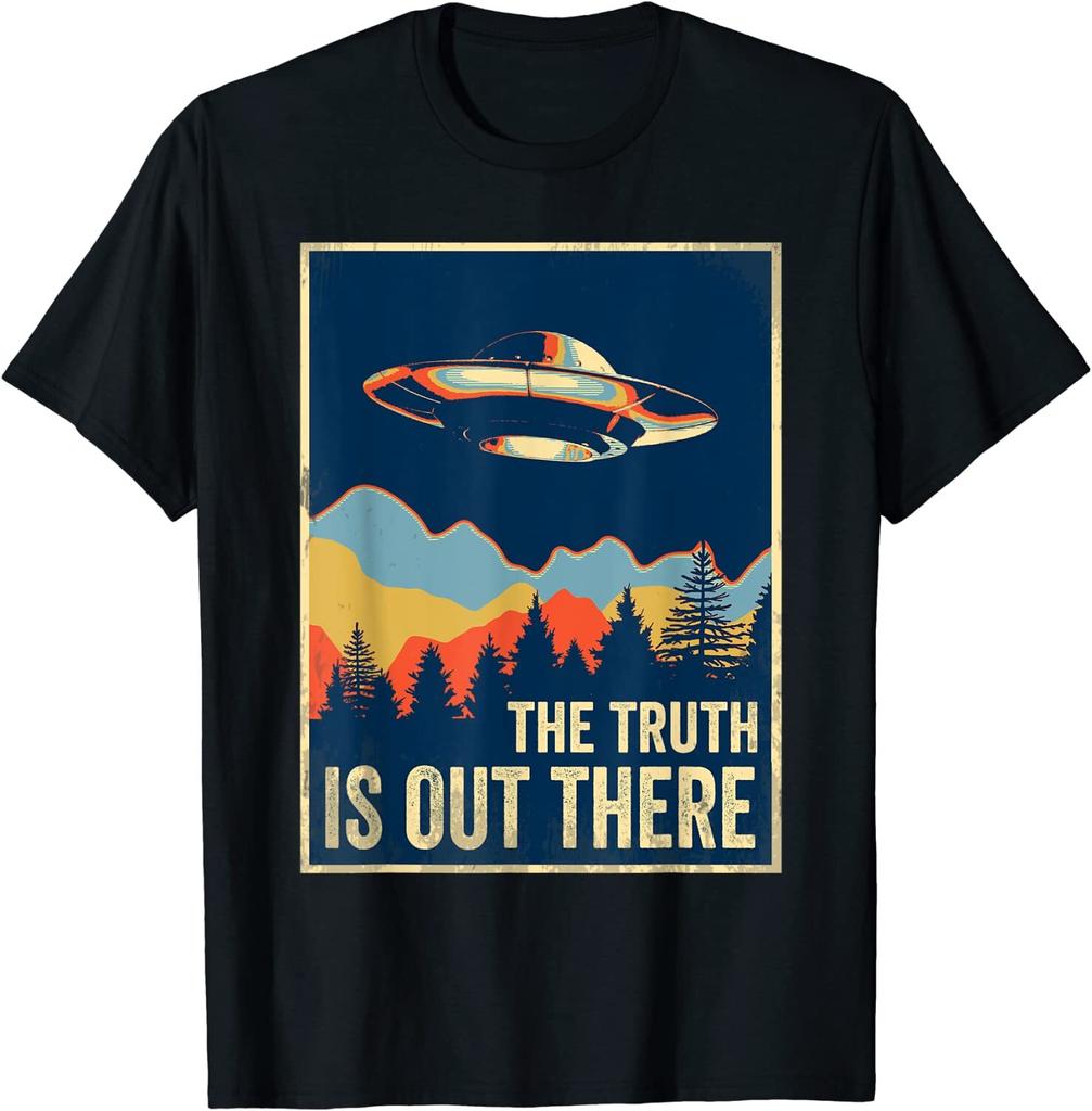 NEW LIMITED The Truth Is Out There Area 51 Alien UFO T-Shirt Mens Womens Tees Top Tops Tee