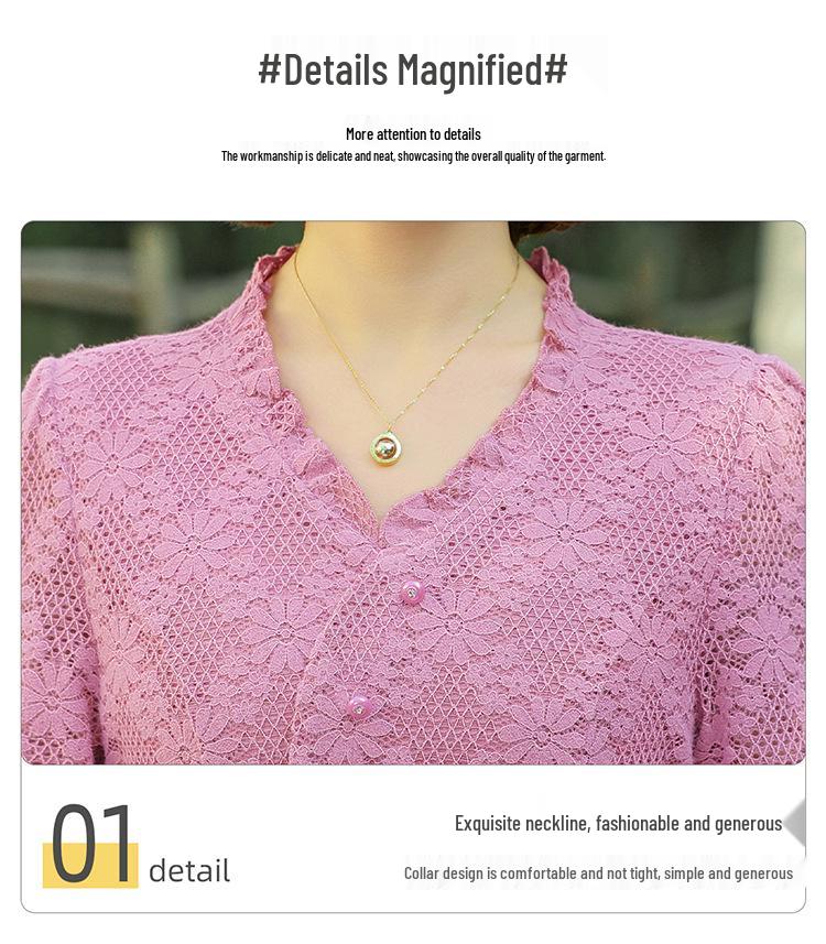 Elegantní a osvěžující krajkové šaty pro ženy středního věku