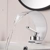 Luxury Brass Hot & Cold Waterfall Faucet for Bathroom Washbasins
