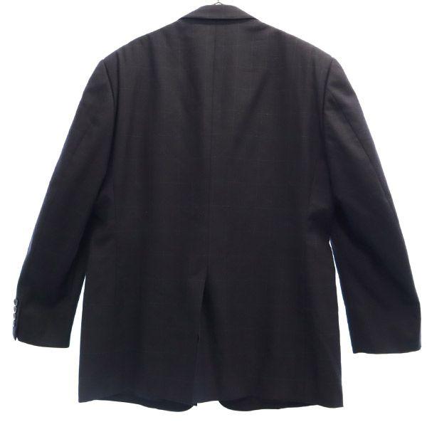 Brooks Brothers Wool Blend Check Tailored Jacket 39SHT Navy Men's Used