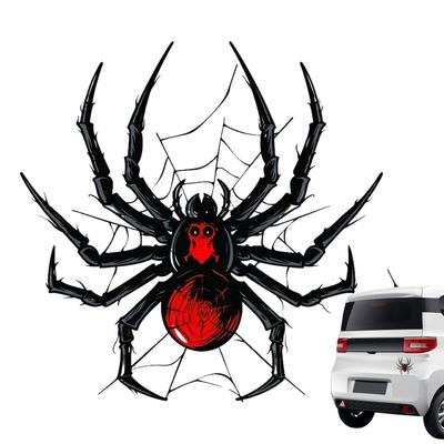 Samolepka s pavučinou na auto, vodotěsná reflexní samolepka s pavoukem na čelní sklo, samolepka proti poškrábání, vinylové samolepky na auto