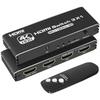 8K30 HD HDMI 2.1 Switch: 4K120Hz, 3-in-1 Out, PS5 Compatible, Portable
