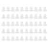 100pcsBag Silicone Tattoo Ink Cap Cup Plastic Microblading Pigment Accessories Holder S