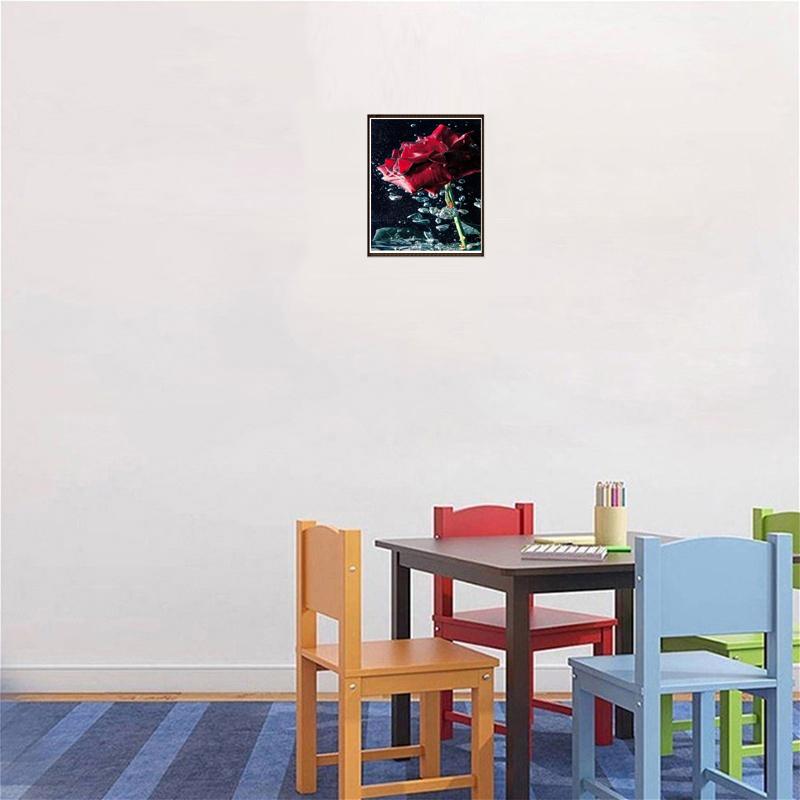 5D Diamond Painting Flower Rose Cross Stitch Diamond Embroidery