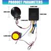 Motorcycle Security Alarm Universal Anti Theft Sensitivity Waterproof ABS Housing Bike Alarm with Remote Control