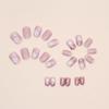 24Pcs/set Manicure Material Christmas False Nails Christmas Fake Nail Extension  Nail Salon