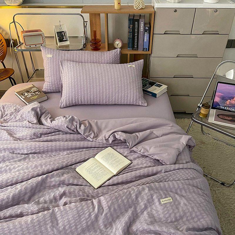 

Летнее фиолетовое одеяло с кондиционером для двуспальной кровати, девчачье сердце, машинная стирка, тонкое летнее прохладное одеяло 150x200cm