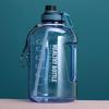 2.2L Internet Celebrity Sports Water Bottle - High Capacity, Durable Plastic with Straw