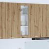 Artisan Oak Wall Mounted Cabinet 40 X 31 X 100 Cm Engineered Wood