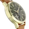 Henry London HERITAGE SIGNATURE Watch, 39mm, Green Dial, Stainless Steel, Mineral Glass, Automatic, Brown, HL39-AS-0454, Official Warranty