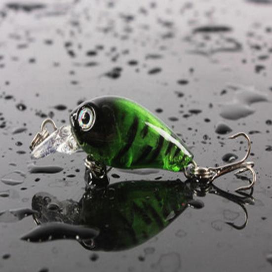 1 buc 4,5 cm momeală reală din plastic momeală tare cu ochi 3D momeală de pescuit cârlig