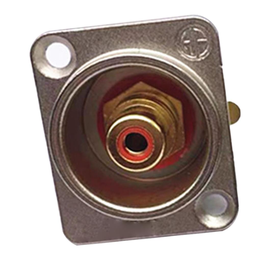 RCA Panelová montáž Pájecí adaptér RCA Samice na pájecí svorku AV konektor pro TV Audio Herní konzoli