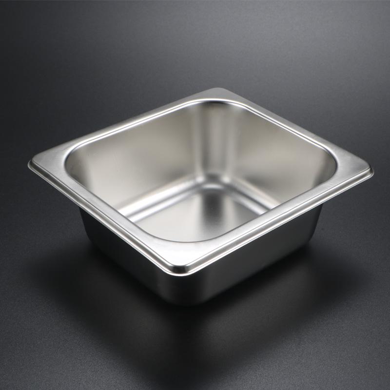 Stainless Steel Rectangular and Square Pans, Plates, Seasoning Boxes, Ice Cream, Jam, Powder, and Milk Tea Containers