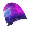 ZLIENSZUS Adult Purple Beanie Hat - Urban Style Flat Print Suitable for Layered Outfits, Coffee Walks & Creative Spaces, Fashionable for Layered Looks