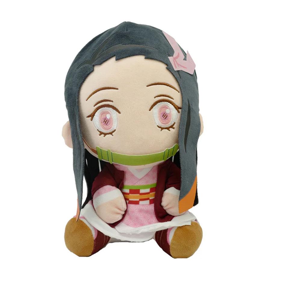 Horké 20cm Japonské Anime Demon Slayer Tomioka Giyu Kamado Tanjirou Kamado Nezuko Agatsuma Zenitsu Plyšové Hračky Panenka Peluche Dárek pro Ženy